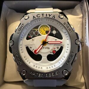 NEW Activa  White Analog-Digital Sports Watch Men’s